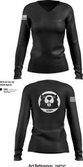 6/98 18800619 Women's Long Sleeve V-neck Shirt - 100