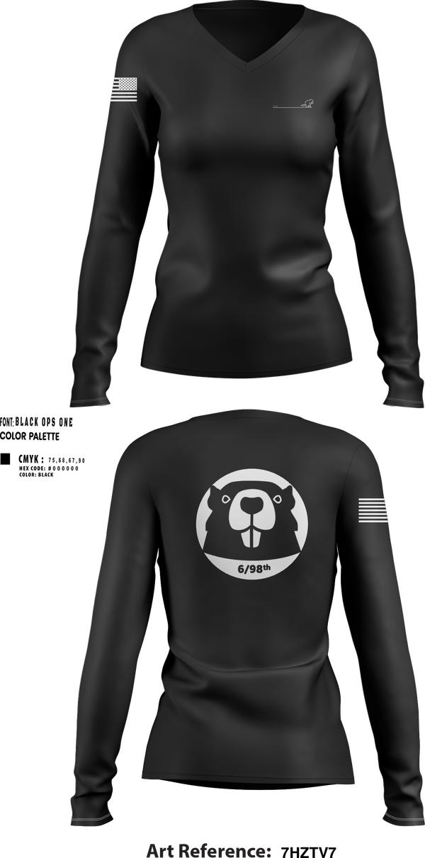 Womens Long Sleeve Vneck Shirt, 6/98, , Teamtime, Team time, sublimation, custom sports apparel, team uniforms, spirit wear, spiritwear, sports uniforms, custom shirts, team store, custom team store, fundraiser sports, apparel fundraiser