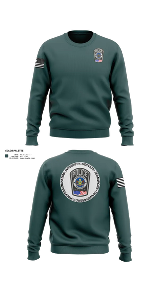 Crew Neck Sweatshirt, Pennridge Regional Police, Police, Teamtime, Team time, sublimation, custom sports apparel, team uniforms, spirit wear, spiritwear, sports uniforms, custom shirts, team store, custom team store, fundraiser sports, apparel fundraiser
