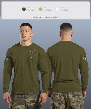 Long Sleeve Performance Shirt, Bat, Army, Teamtime, Team time, sublimation, custom sports apparel, team uniforms, spirit wear, spiritwear, sports uniforms, custom shirts, team store, custom team store, fundraiser sports, apparel fundraiser