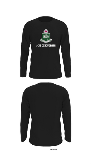 Long Sleeve Performance Shirt, 1-35 conquerors, , Teamtime, Team time, sublimation, custom sports apparel, team uniforms, spirit wear, spiritwear, sports uniforms, custom shirts, team store, custom team store, fundraiser sports, apparel fundraiser