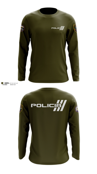 Long Sleeve Performance Shirt, Inteligencia criminal, Police, Teamtime, Team time, sublimation, custom sports apparel, team uniforms, spirit wear, spiritwear, sports uniforms, custom shirts, team store, custom team store, fundraiser sports, apparel fundraiser