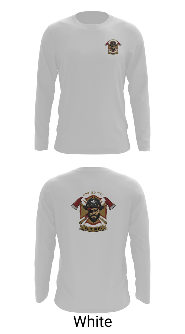 Long Sleeve Performance Shirt, Winfield, Fire Department, Teamtime, Team time, sublimation, custom sports apparel, team uniforms, spirit wear, spiritwear, sports uniforms, custom shirts, team store, custom team store, fundraiser sports, apparel fundraiser