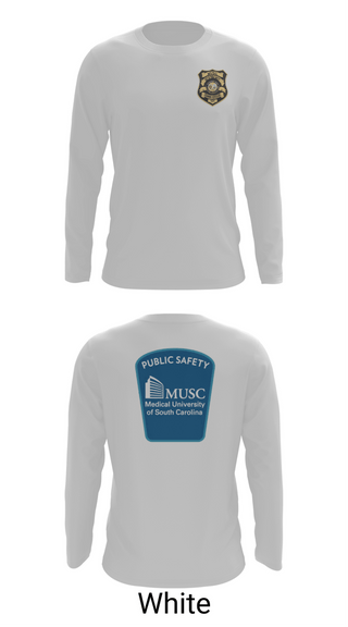 Long Sleeve Performance Shirt, MUSC POLICE, Police, Teamtime, Team time, sublimation, custom sports apparel, team uniforms, spirit wear, spiritwear, sports uniforms, custom shirts, team store, custom team store, fundraiser sports, apparel fundraiser