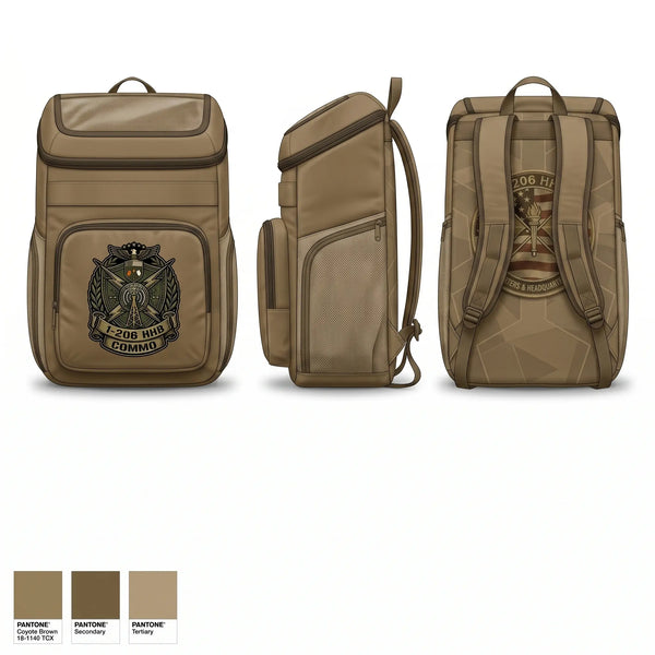 Gear Bag, 1-206 HHB, Army, Teamtime, Team time, sublimation, custom sports apparel, team uniforms, spirit wear, spiritwear, sports uniforms, custom shirts, team store, custom team store, fundraiser sports, apparel fundraiser