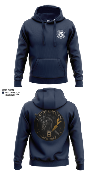 Hoodie, Fugitive Operations, Police, Teamtime, Team time, sublimation, custom sports apparel, team uniforms, spirit wear, spiritwear, sports uniforms, custom shirts, team store, custom team store, fundraiser sports, apparel fundraiser