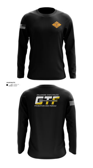 Long Sleeve Performance Shirt, Delaware GTF, Police, Teamtime, Team time, sublimation, custom sports apparel, team uniforms, spirit wear, spiritwear, sports uniforms, custom shirts, team store, custom team store, fundraiser sports, apparel fundraiser