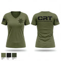 Solano County Sheriff CRT 14576154 Women's Short Sleeve V-neck Shirt - 1 (1)