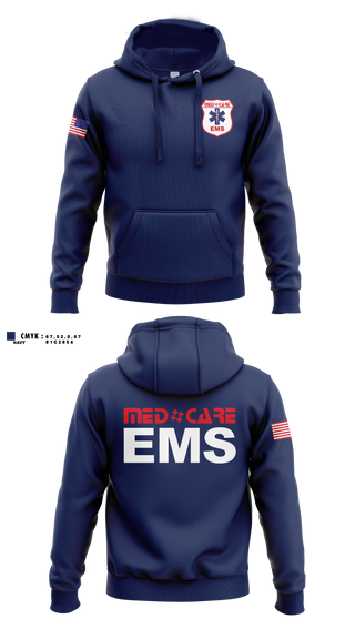 Hoodie, MedCare EMS, EMS/EMT, Teamtime, Team time, sublimation, custom sports apparel, team uniforms, spirit wear, spiritwear, sports uniforms, custom shirts, team store, custom team store, fundraiser sports, apparel fundraiser