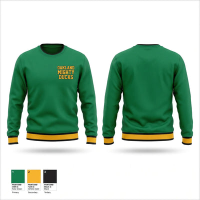 Oakland Mighty Ducks 63413142 Crew Neck Sweatshirt - 2
