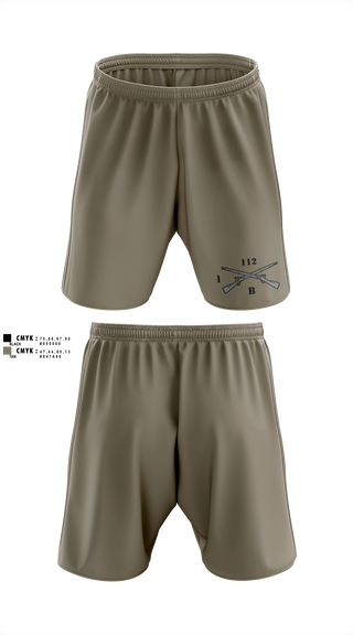 Athletic Shorts With Pockets, Blacksheep Company, 1-112th Infantry, Army, Teamtime, Team time, sublimation, custom sports apparel, team uniforms, spirit wear, spiritwear, sports uniforms, custom shirts, team store, custom team store, fundraiser sports, apparel fundraiser