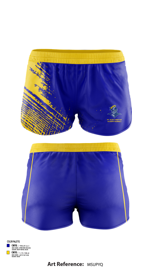Womens Shorts, Mt Juliet Christian Academy Baseball, Baseball, Teamtime, Team time, sublimation, custom sports apparel, team uniforms, spirit wear, spiritwear, sports uniforms, custom shirts, team store, custom team store, fundraiser sports, apparel fundraiser