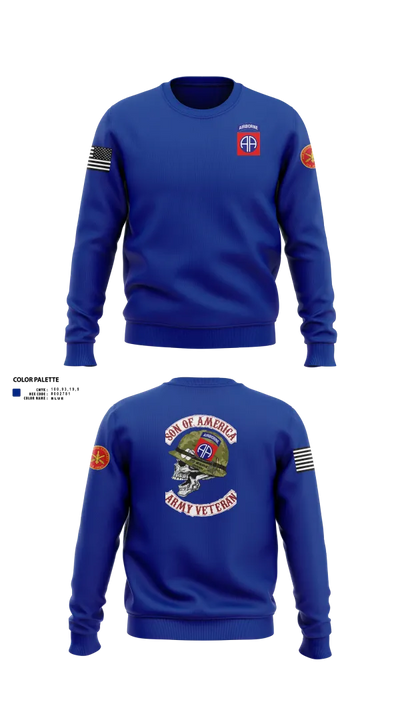 82d ABN DIV 72745716 Crew Neck Sweatshirt - 100