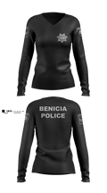 Bpd mff 81135894 Women's Long Sleeve V-neck Shirt - 2