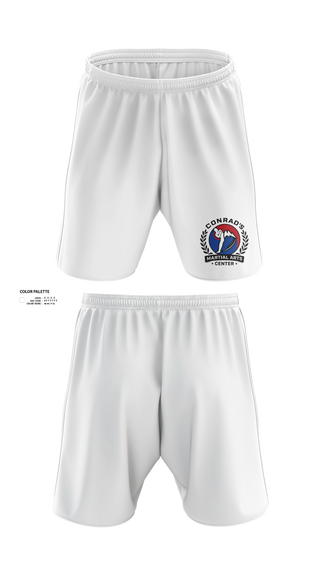 Athletic Shorts With Pockets, Conrad’s Martial Arts Center, , Teamtime, Team time, sublimation, custom sports apparel, team uniforms, spirit wear, spiritwear, sports uniforms, custom shirts, team store, custom team store, fundraiser sports, apparel fundraiser
