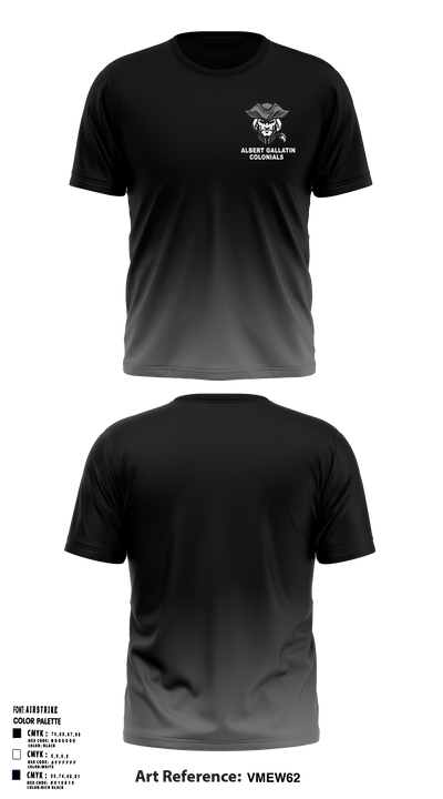 Albert Gallatin Colonials Soft Poly Tee Cotton Like Feel - 5