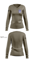 76th IBCT 84718012 Women's Long Sleeve V-neck Shirt - 3