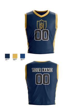 Mens Basketball Jersey, ISI Academy, Men's Basketball, Teamtime, Team time, sublimation, custom sports apparel, team uniforms, spirit wear, spiritwear, sports uniforms, custom shirts, team store, custom team store, fundraiser sports, apparel fundraiser