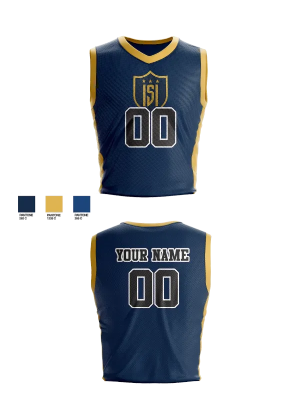 Mens Basketball Jersey, ISI Academy, Men's Basketball, Teamtime, Team time, sublimation, custom sports apparel, team uniforms, spirit wear, spiritwear, sports uniforms, custom shirts, team store, custom team store, fundraiser sports, apparel fundraiser