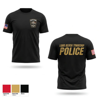 Short Sleeve Performance Shirt, Long Beach Township Police Department, Police, Teamtime, Team time, sublimation, custom sports apparel, team uniforms, spirit wear, spiritwear, sports uniforms, custom shirts, team store, custom team store, fundraiser sports, apparel fundraiser