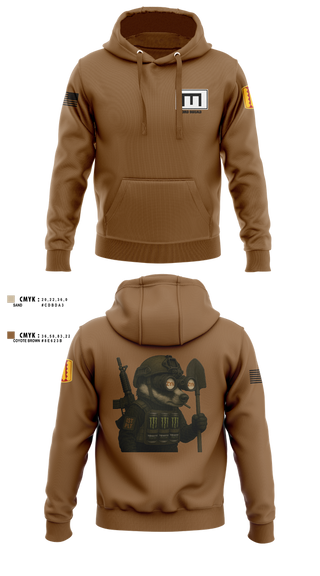 Hoodie, 180th ESC, , Teamtime, Team time, sublimation, custom sports apparel, team uniforms, spirit wear, spiritwear, sports uniforms, custom shirts, team store, custom team store, fundraiser sports, apparel fundraiser