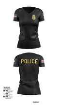 New Ellenton Police Department 612730 Women's Short Sleeve V-neck Shirt - 1