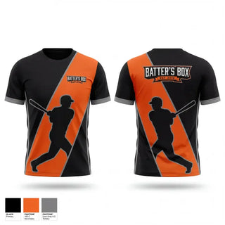 Short Sleeve Performance Shirt, The Batter’s Box Training Academy, , Teamtime, Team time, sublimation, custom sports apparel, team uniforms, spirit wear, spiritwear, sports uniforms, custom shirts, team store, custom team store, fundraiser sports, apparel fundraiser