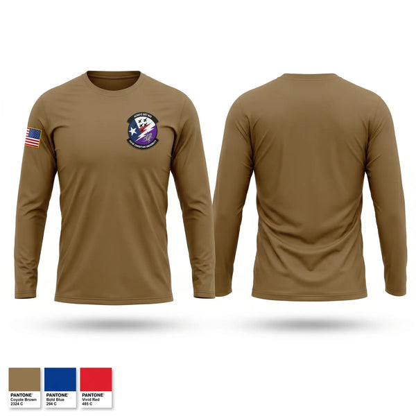 Long Sleeve Performance Shirt, Detachment 845, Air Force, Teamtime, Team time, sublimation, custom sports apparel, team uniforms, spirit wear, spiritwear, sports uniforms, custom shirts, team store, custom team store, fundraiser sports, apparel fundraiser