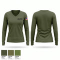 12th Littoral Combat Team Women's Long Sleeve V-neck Shirt - 1