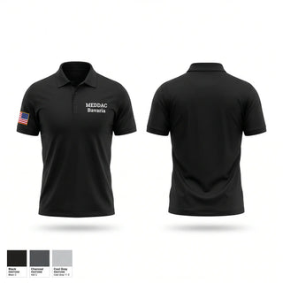 Short Sleeve Performance Polo, MEDDAC Bavaria, Army, Teamtime, Team time, sublimation, custom sports apparel, team uniforms, spirit wear, spiritwear, sports uniforms, custom shirts, team store, custom team store, fundraiser sports, apparel fundraiser