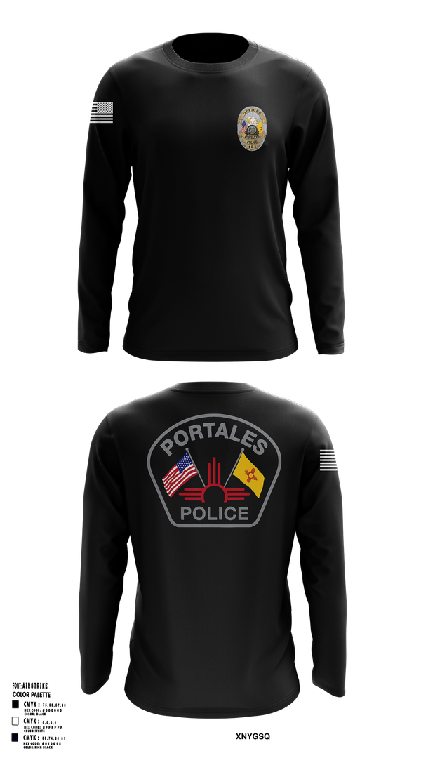 Long Sleeve Performance Shirt, Portales Police Department, Police, Teamtime, Team time, sublimation, custom sports apparel, team uniforms, spirit wear, spiritwear, sports uniforms, custom shirts, team store, custom team store, fundraiser sports, apparel fundraiser