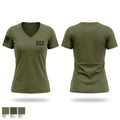 OSD 69456193 Women's Short Sleeve V-neck Shirt - 1