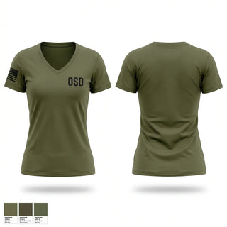 Womens Short Sleeve Vneck Shirt, OSD, Police, Teamtime, Team time, sublimation, custom sports apparel, team uniforms, spirit wear, spiritwear, sports uniforms, custom shirts, team store, custom team store, fundraiser sports, apparel fundraiser