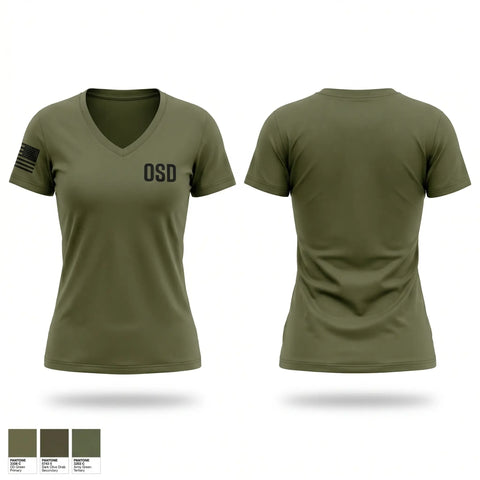 Womens Short Sleeve Vneck Shirt, OSD, Police, Teamtime, Team time, sublimation, custom sports apparel, team uniforms, spirit wear, spiritwear, sports uniforms, custom shirts, team store, custom team store, fundraiser sports, apparel fundraiser