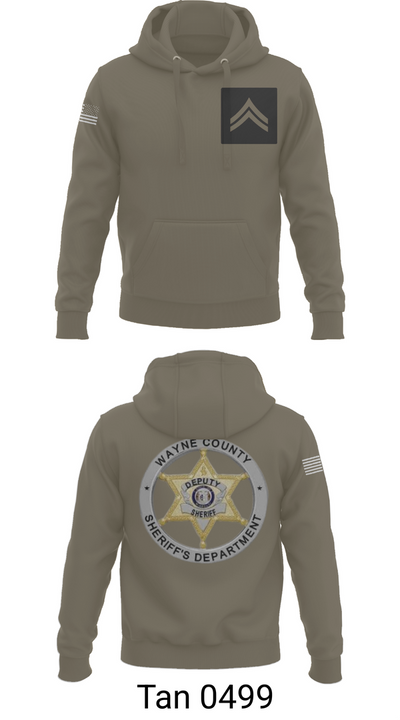 Wayne County Sheriff’s Department 8145507 Hoodie - 74