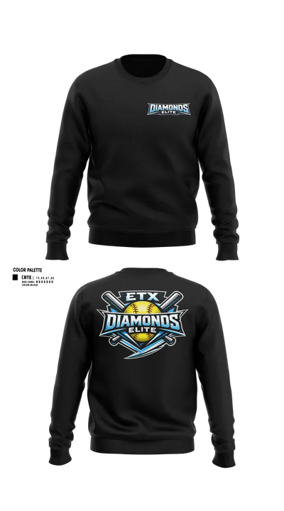 ETX Diamonds Elite 28765199 Crew Neck Sweatshirt - 4