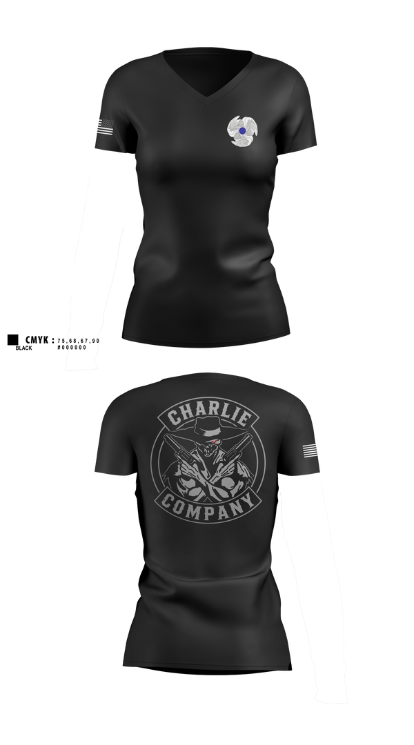 Womens Short Sleeve Vneck Shirt, C CO 1-222 AVN REGT, Army, Teamtime, Team time, sublimation, custom sports apparel, team uniforms, spirit wear, spiritwear, sports uniforms, custom shirts, team store, custom team store, fundraiser sports, apparel fundraiser