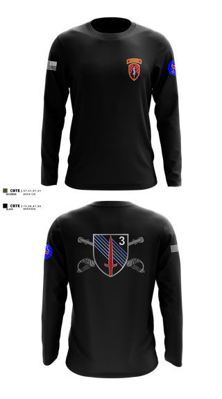 Long Sleeve Performance Shirt, 5th SFAB, Army, Teamtime, Team time, sublimation, custom sports apparel, team uniforms, spirit wear, spiritwear, sports uniforms, custom shirts, team store, custom team store, fundraiser sports, apparel fundraiser