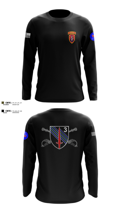 5th SFAB, USARPAC Long Sleeve Performance Shirt 24