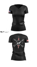 B/2/3 Women's Short Sleeve V-neck Shirt - 3