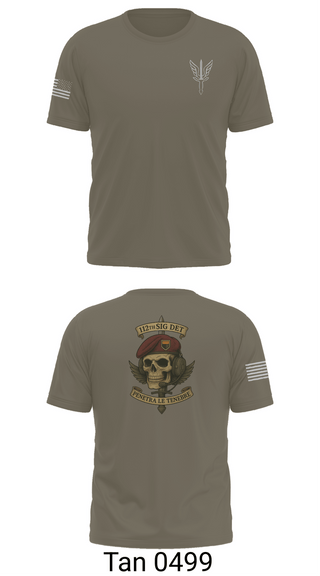 Old School Cotton Feel Shirt, 112 SIGDET, Army, Teamtime, Team time, sublimation, custom sports apparel, team uniforms, spirit wear, spiritwear, sports uniforms, custom shirts, team store, custom team store, fundraiser sports, apparel fundraiser