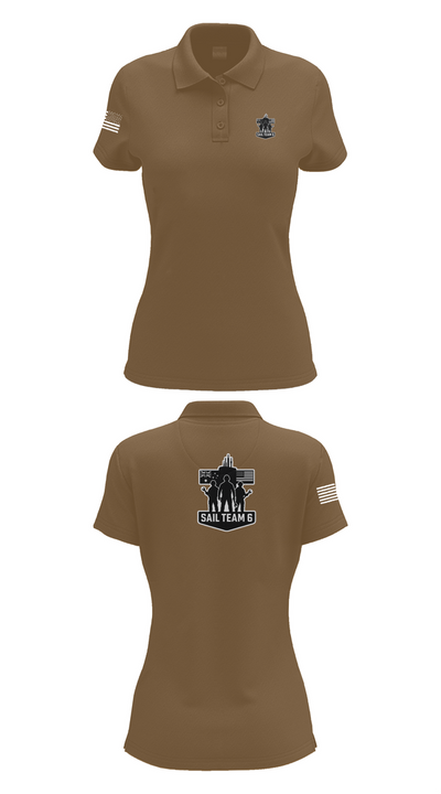 Sail team 6 28462926 Women's Short Sleeve Performance Polo  - 14