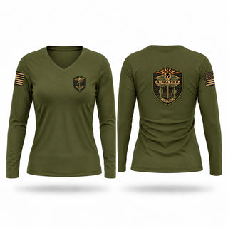 Womens Long Sleeve Vneck Shirt, SORT, Police, Teamtime, Team time, sublimation, custom sports apparel, team uniforms, spirit wear, spiritwear, sports uniforms, custom shirts, team store, custom team store, fundraiser sports, apparel fundraiser