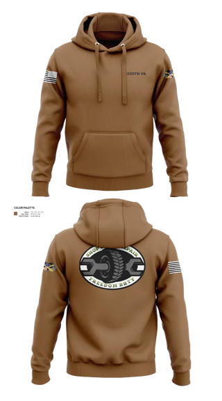 Hoodie, 1-320TH FA, Army, Teamtime, Team time, sublimation, custom sports apparel, team uniforms, spirit wear, spiritwear, sports uniforms, custom shirts, team store, custom team store, fundraiser sports, apparel fundraiser