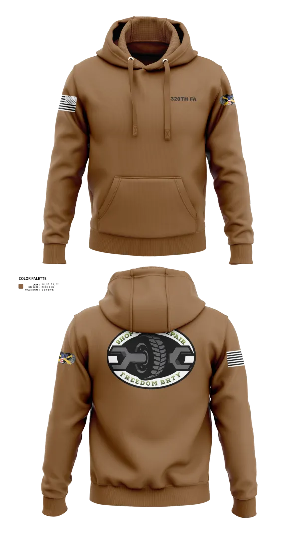 Hoodie, 1-320TH FA, Army, Teamtime, Team time, sublimation, custom sports apparel, team uniforms, spirit wear, spiritwear, sports uniforms, custom shirts, team store, custom team store, fundraiser sports, apparel fundraiser