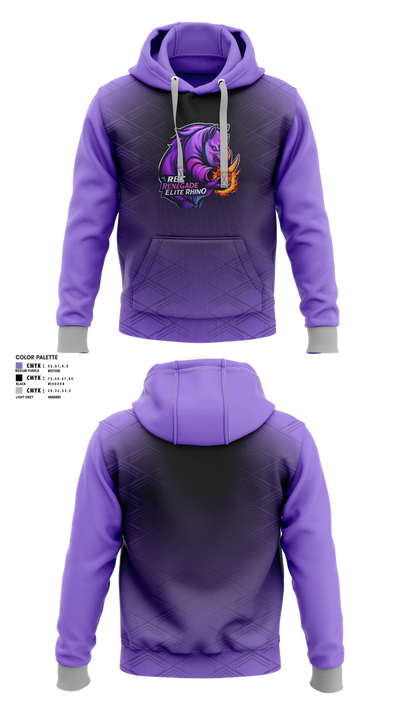 RBC Renegade Elite Rhinos 40669574 Hoodie - 1