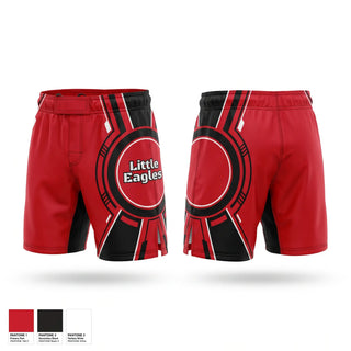 Fight Shorts, Little Eagles, Wrestling, Teamtime, Team time, sublimation, custom sports apparel, team uniforms, spirit wear, spiritwear, sports uniforms, custom shirts, team store, custom team store, fundraiser sports, apparel fundraiser