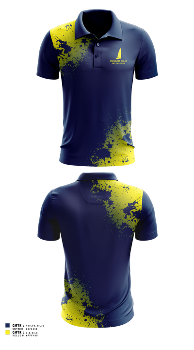 Stewarts Gully Sailing Club 65748429 Short Sleeve Performance Polo - 3
