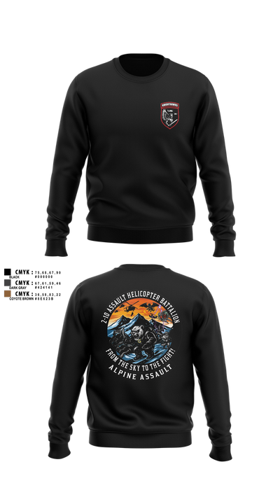 2-10 AHB Knighthawks 14380811 Crew Neck Sweatshirt - 50