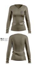 LMPD HSO TRT Women's Long Sleeve V-neck Shirt - 5